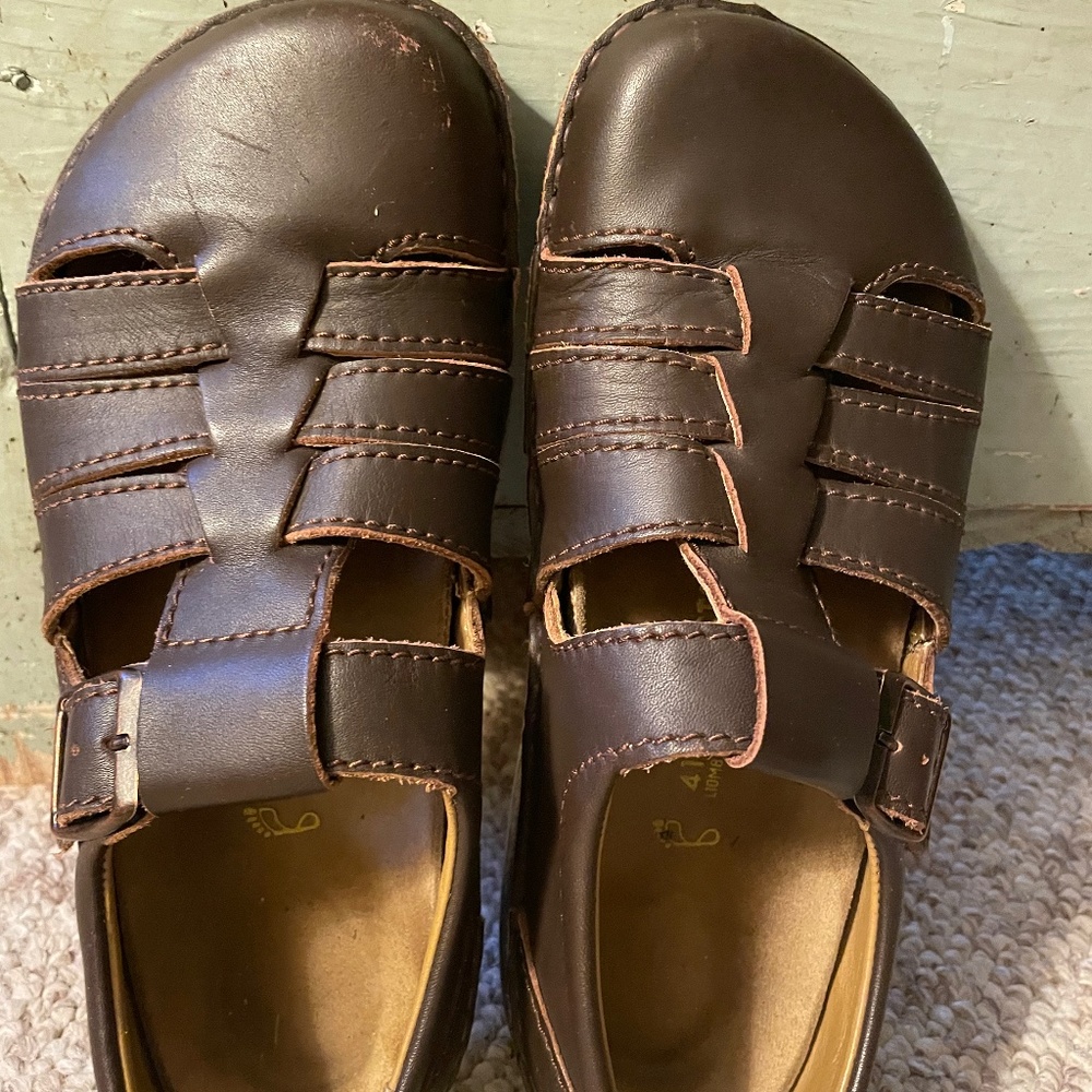 Birkenstock Footprints Madeira Brown Fishing Sandals